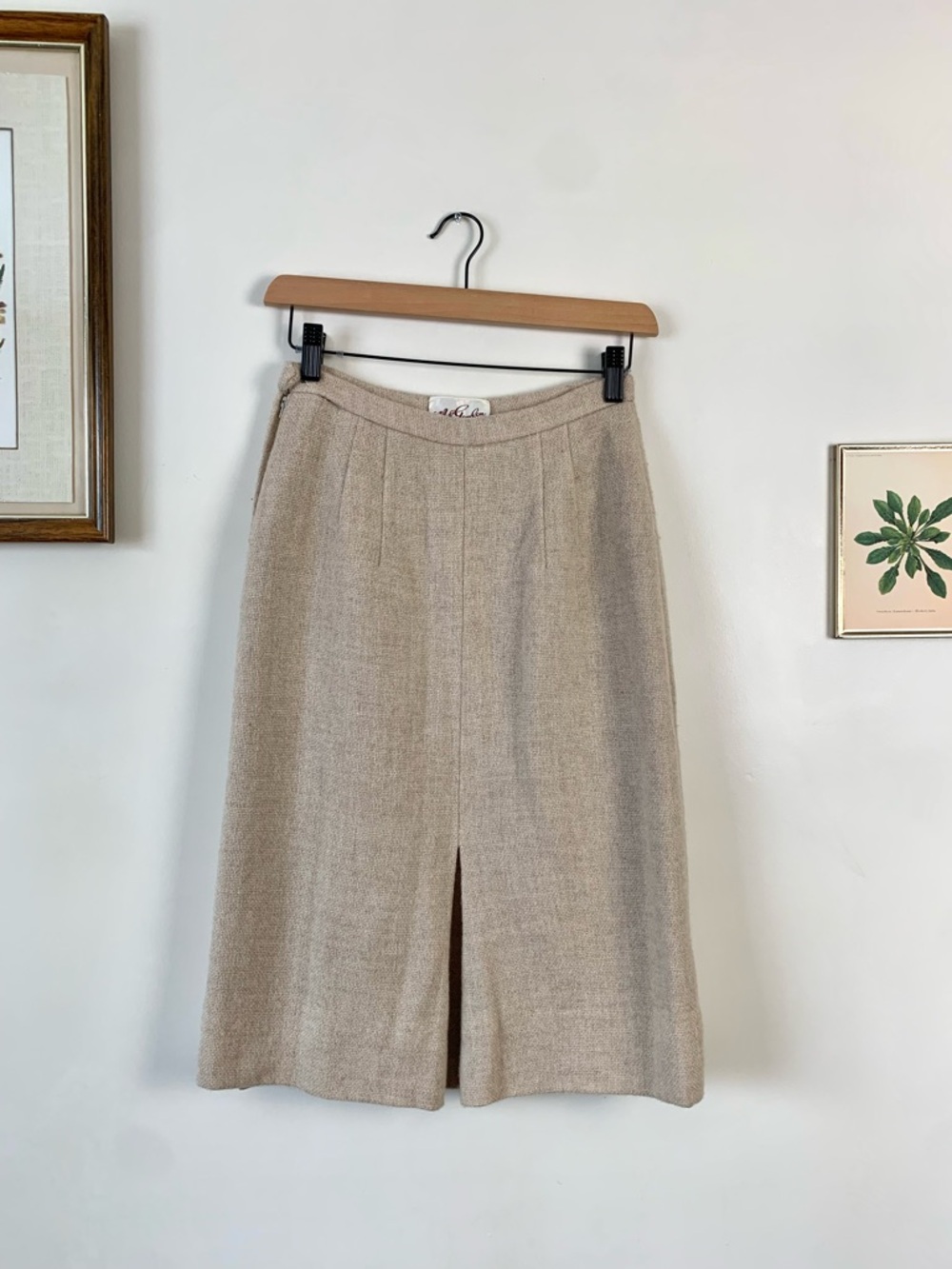 1950’s Nat Gordon Montreal Fully Lined Wool Midi Skirt